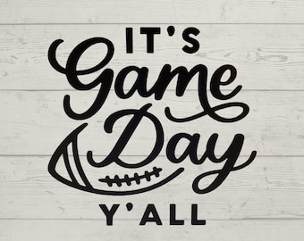 Vinyl Decal, Football Decal, It's Game Day Decal