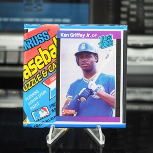 Ken Griffey Jr Rated Rookie Classic Card Tile Coaster - Seattle Mariners - 1989 Donruss Baseball - 1/50 (White Variation)