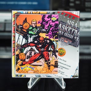 Michael Jordan & Larry Bird Fananimations-Klassiker Fliesenuntersetzer - Chicago Bulls - Boston Celtics - 1992 Oberdeck Ser. 2 Basketball - 1/10