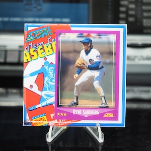 Ryne Sandberg Classic Card Keramikuntersetzer - Chicago Cubs - 1988 Score Baseball - 1/OE