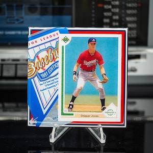 Chipper Jones "Top ProSpect Rookie Classic Card Keramikuntersetzer - Atlanta Braves - 1991Upper Deck Baseball - 1 / OE