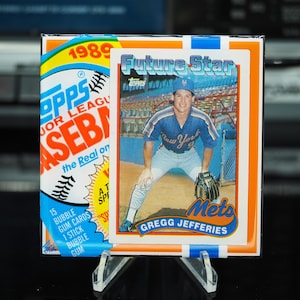 Dessous de verre classique Future Star de Gregg Jefferies - Mets de New York - Topps Baseball 1989 - 1/OE