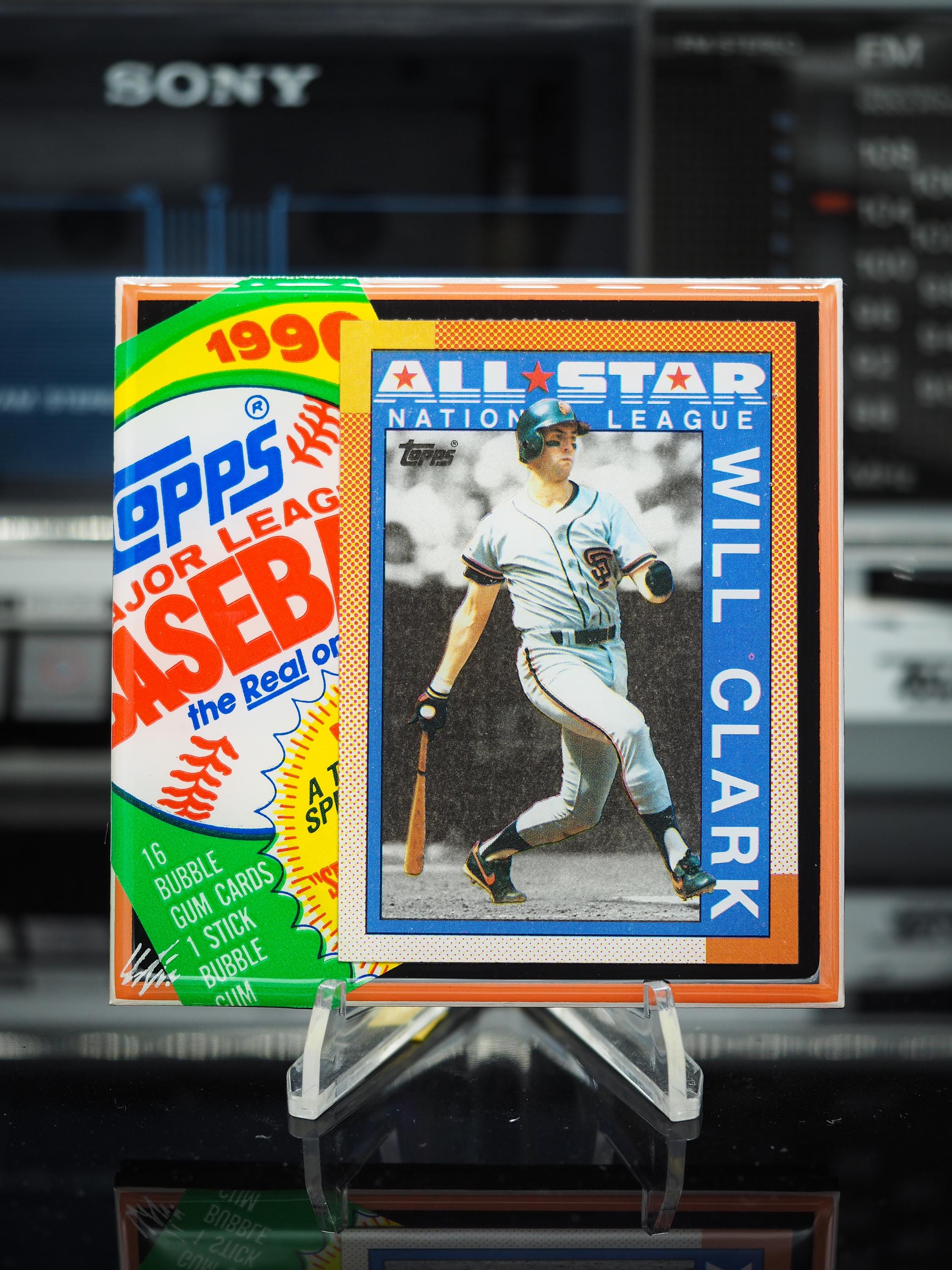 Will Clark All-star Classic Card Tile Coaster - San Francisco