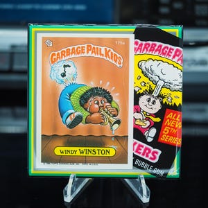 Windy Winston Garbage Pail Kids Classic Card Fliesenuntersetzer - 1986 DPK Serie 5 - 1 /OE