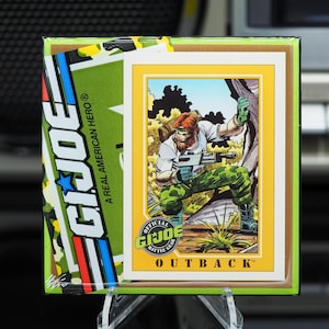 Storm Shadow G.I. Joe Classic Card Tile Coaster - 1991 Impel G.I. Joe - 1/OE