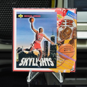 Porta-copos clássico de Michael Jordan "Skylights" - Chicago Bulls - 1993 Upper Deck Basketball - 1/OE