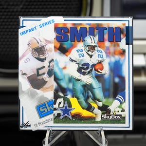 Emmitt Smith Classic Card Keramikuntersetzer -Dallas Cowboys - 1992 Skybox Football - 1/OE
