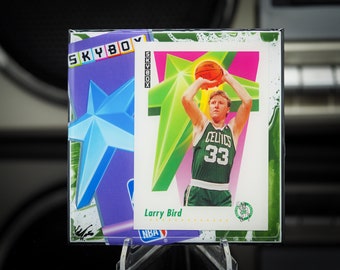 Larry Bird Classic Card Tile Coaster - Boston Celtics - 1991 Skybox Basketball - 1/50