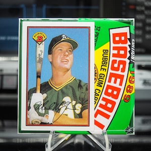 Dessous de verre classique Mark McGwire - Oakland Athletics - Bowman Baseball 1989 - 1/OE