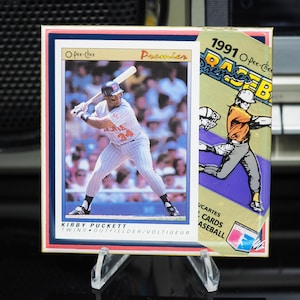 Kirby Puckett Classic Card Keramikuntersetzer - Minnesota Twins - 1991 O-Pee-Chee OPC Baseball - 1/OE