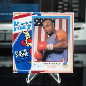 Posavasos de cartón clásico de George Foreman - Kayo Boxing 1991 - 1/OE