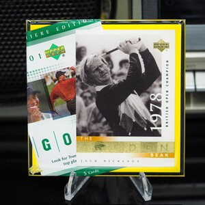 Jack Nicklaus Classic Card Keramikuntersetzer - The Golden Bear 1978 British Open Cup - 2001 Eureka Green Deck Golf - 2/OE