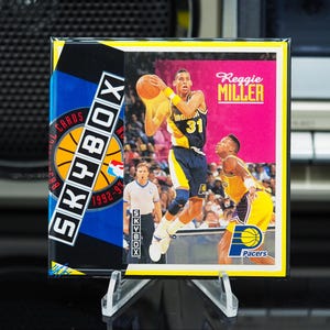 Reggie Miller Classic Card Tile Coaster - Indiana Pacers - 1992 Skybox Basketball - 1/OE