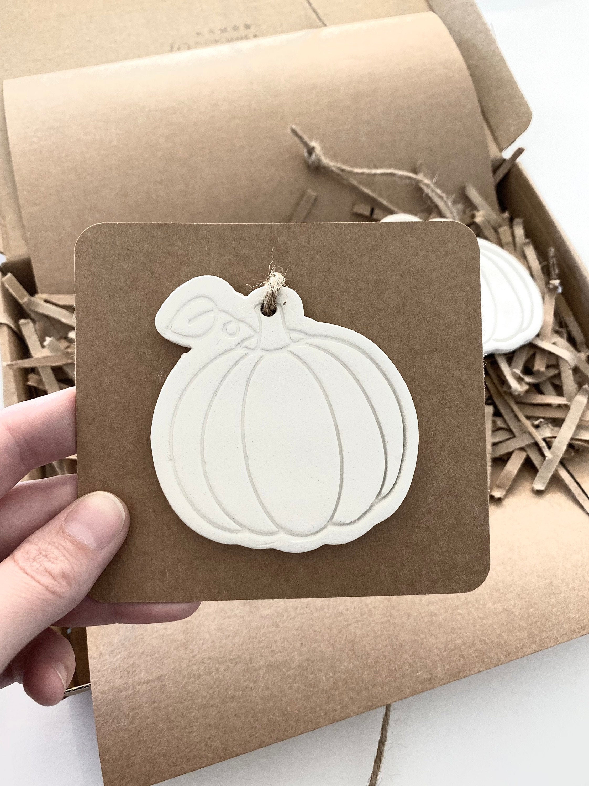 Pumpkin Decorations Pumpkin Decor Set of Pumpkins Clay Etsy