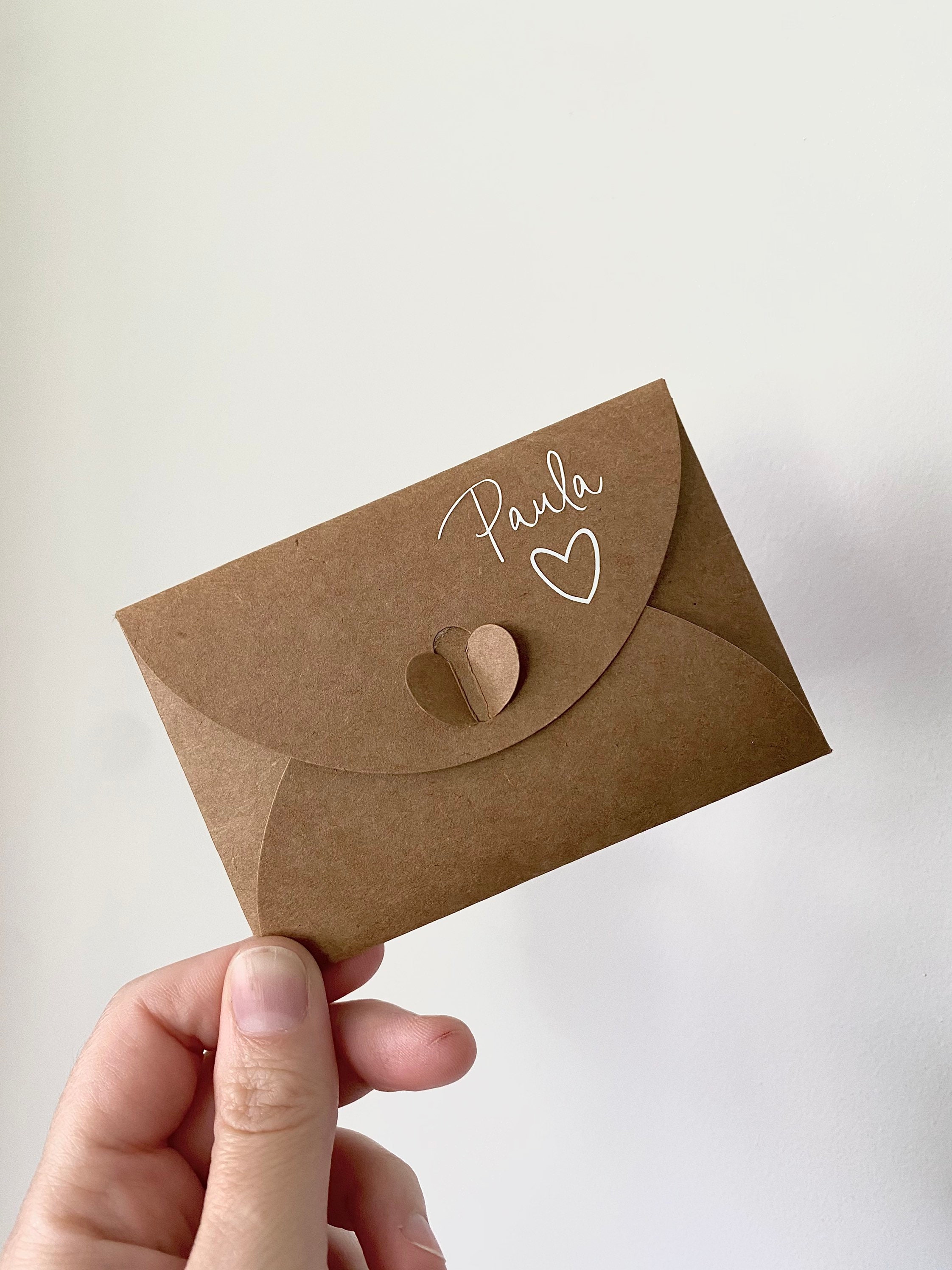 Personalised Money Envelope Gift Voucher Wallet Birthday Etsy