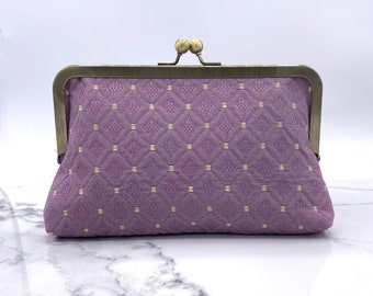 blue clutch yellow clutch lavender clutch linen clutch Rustic embroidery clutch,wheat clutch Queen Anne/'s Lace clutch green clutch