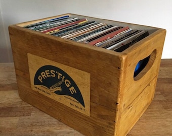 Record storage box 120 sleeves 7 inch singles