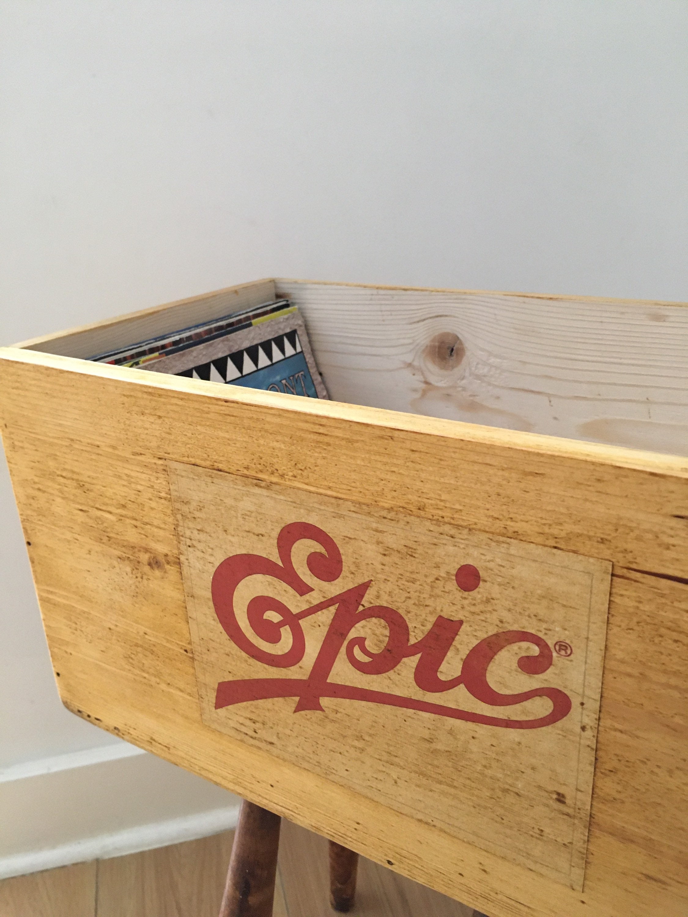 Record Storage Box 7 Inch Singles Case Vintage Style Etsy UK