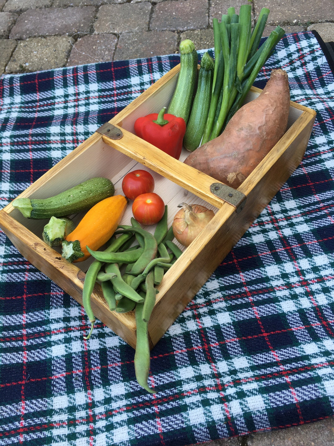 Sussex Trug Vegetable Personalise Box Gardening Gift Vintage Style