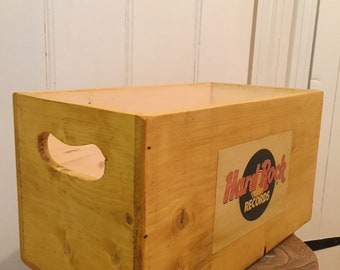 Record Storage Box 7 Inch Vinyl Singles Vintage Style Case