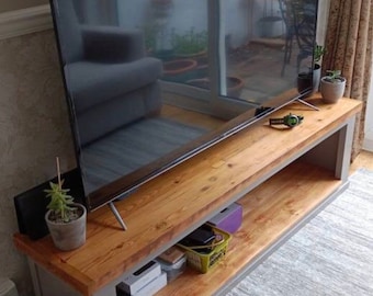 Large television media unit. Reclaimed vintage style DELIVERY QUOTE AVAILABLE