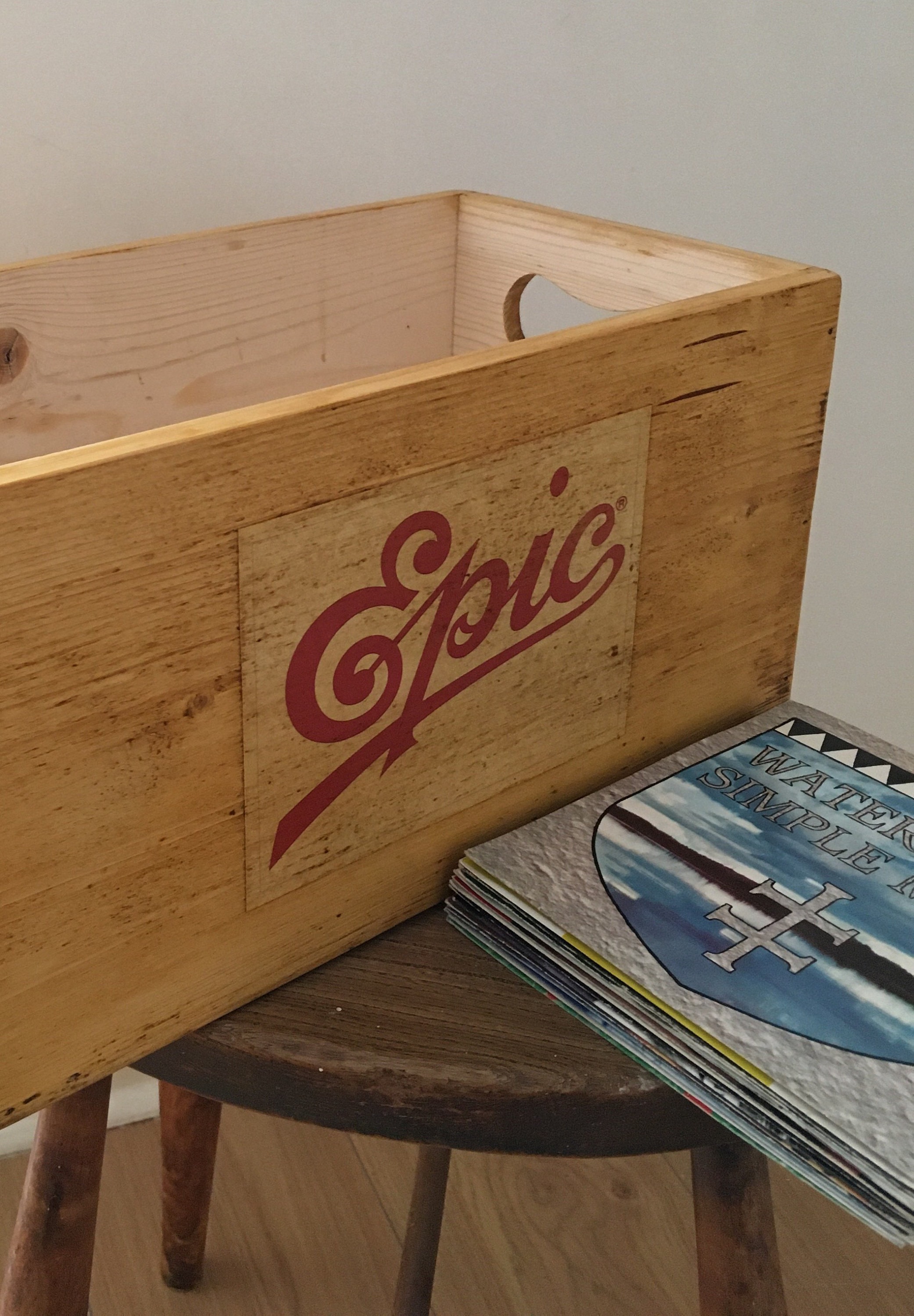 Record Storage Box 7 Inch Singles Case Vintage Style Etsy UK