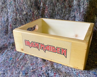 7 inch singles Record storage box IRON MAIDEN