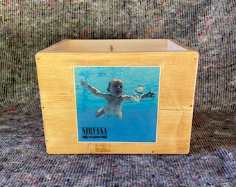 7 inch vinyl record 120 singles NIRVANA Label storage box