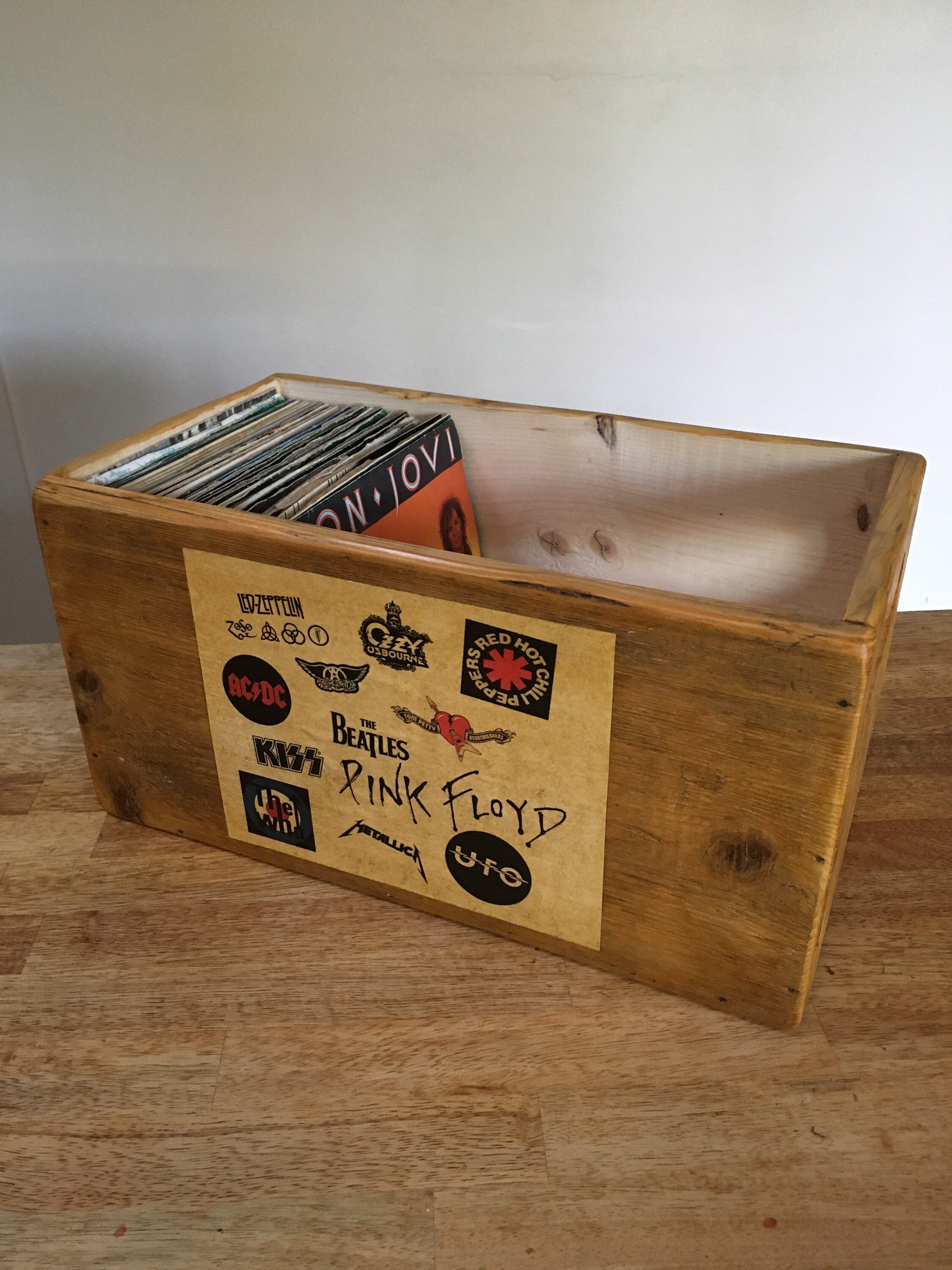 7 inch vinyl record 160 singles storage box Etsy
