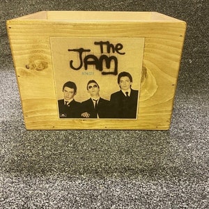 The JAm IN THE CITY Label 7 inch vinyl record storage crate 120 sleeves image 1