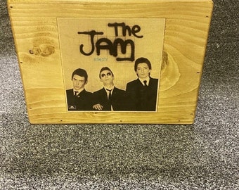 The JAm IN THE CITY Label 7 inch vinyl record storage crate 120 sleeves