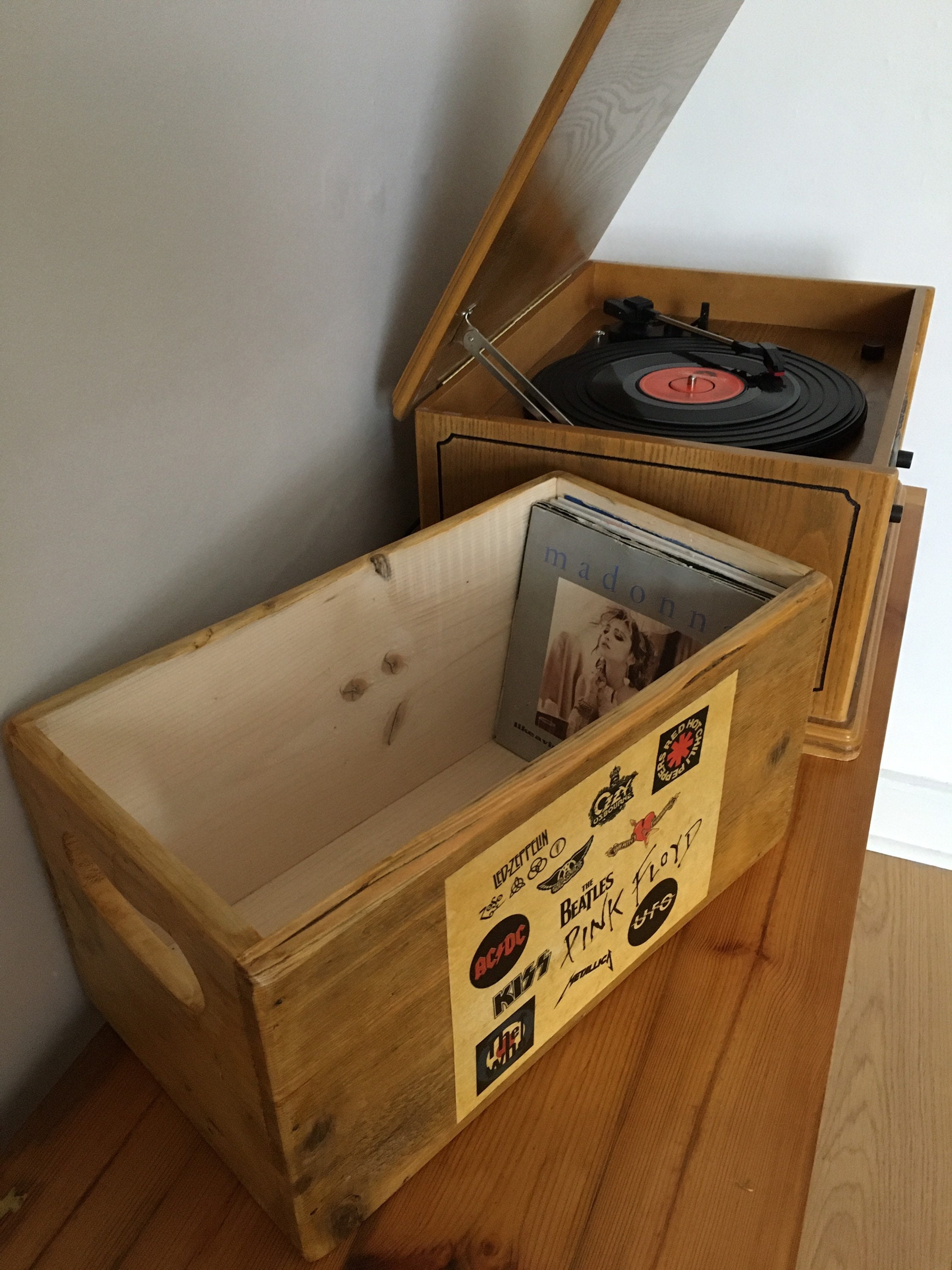 7 Inch Vinyl Record 160 Singles Storage Box Etsy UK