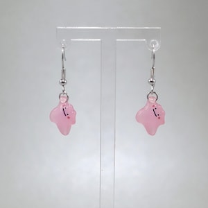 PKMN cadeau paire de boucles d&#39;oreilles pendantes mauves pour la Saint-Valentin