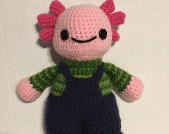 Pink axolotl