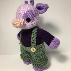 lavender cow crochet pattern image 2