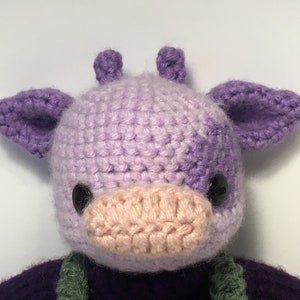 lavender cow crochet pattern image 3