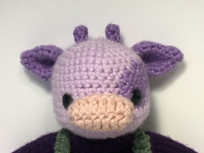 lavender cow crochet pattern image 3