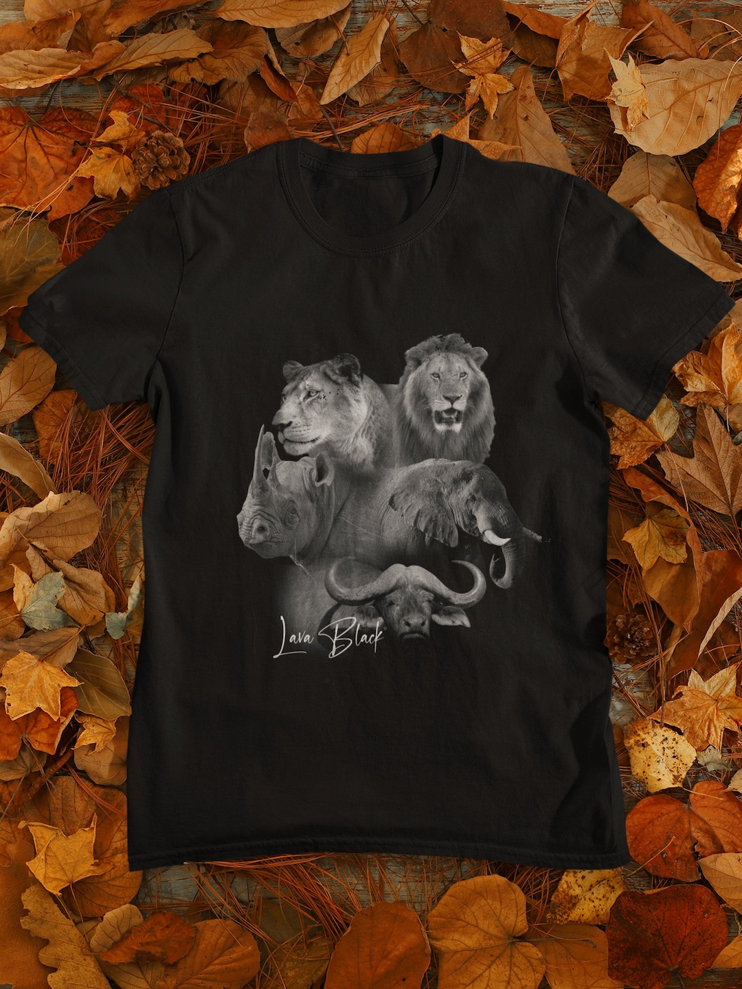Big Five Africa Animals, Lion Shirt, Elephant Shirt, Rhino Shirt, Big