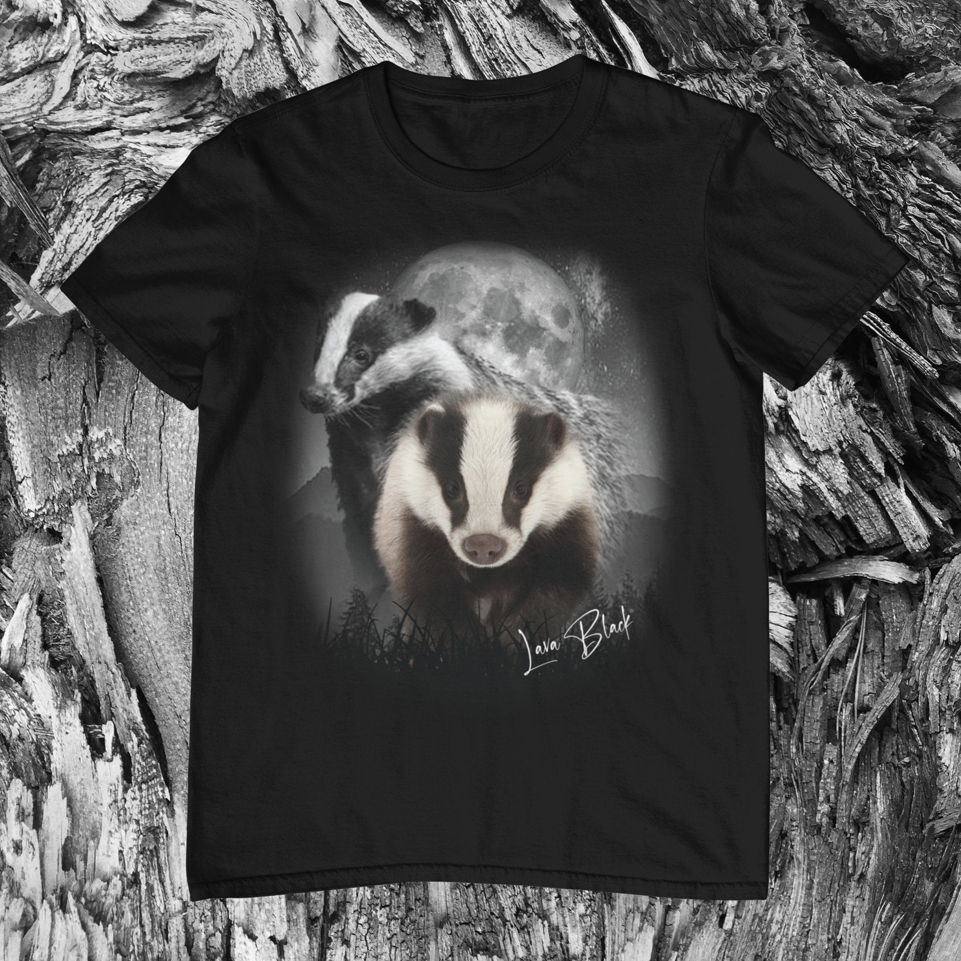 Badger Tshirt, Badger Shirt, Wildlife Shirt, Badger Gift, Badger Lover
