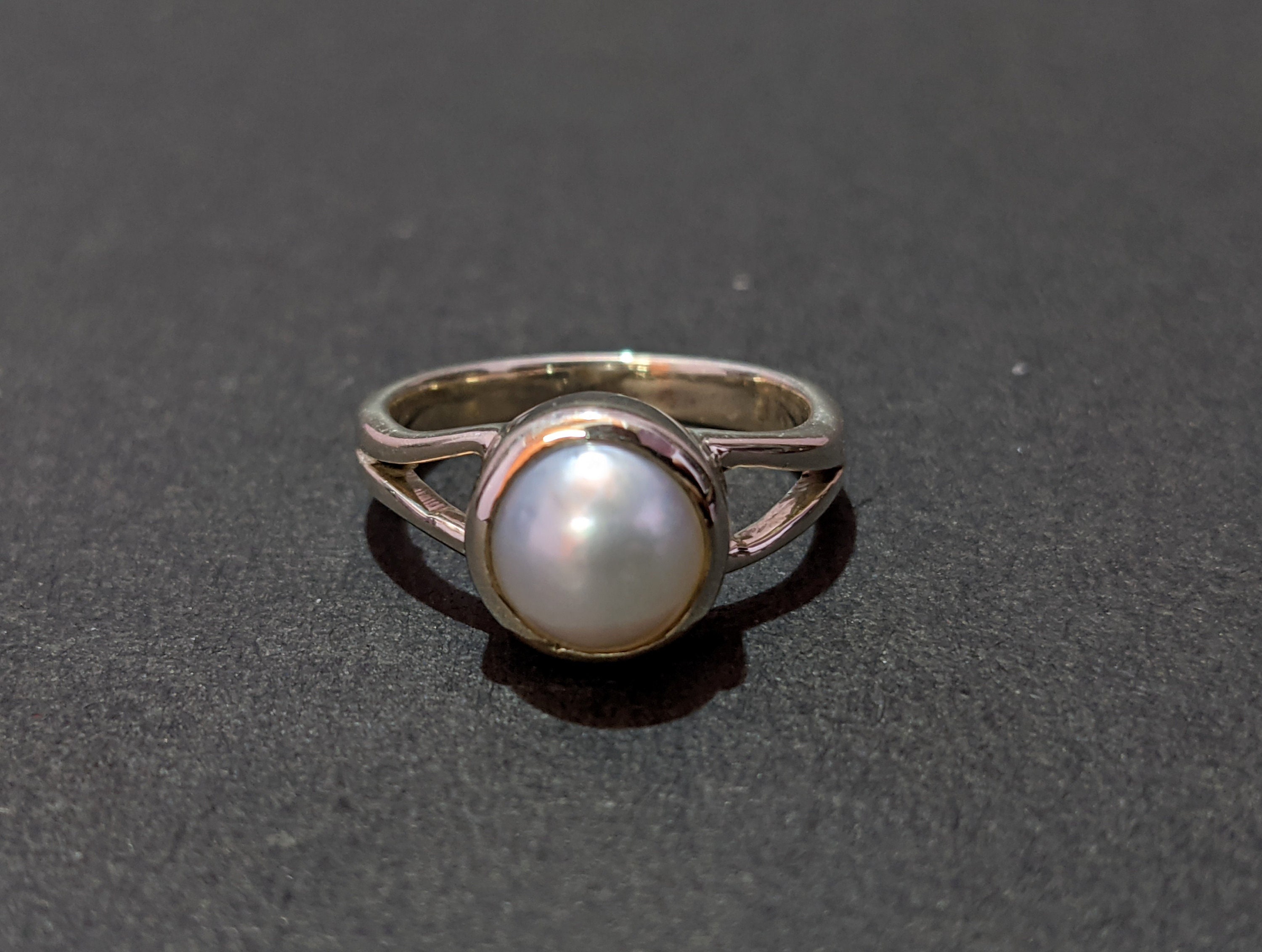 Honora White Cultured Pearl Knot Ring, Sterling Silver - QVC.com