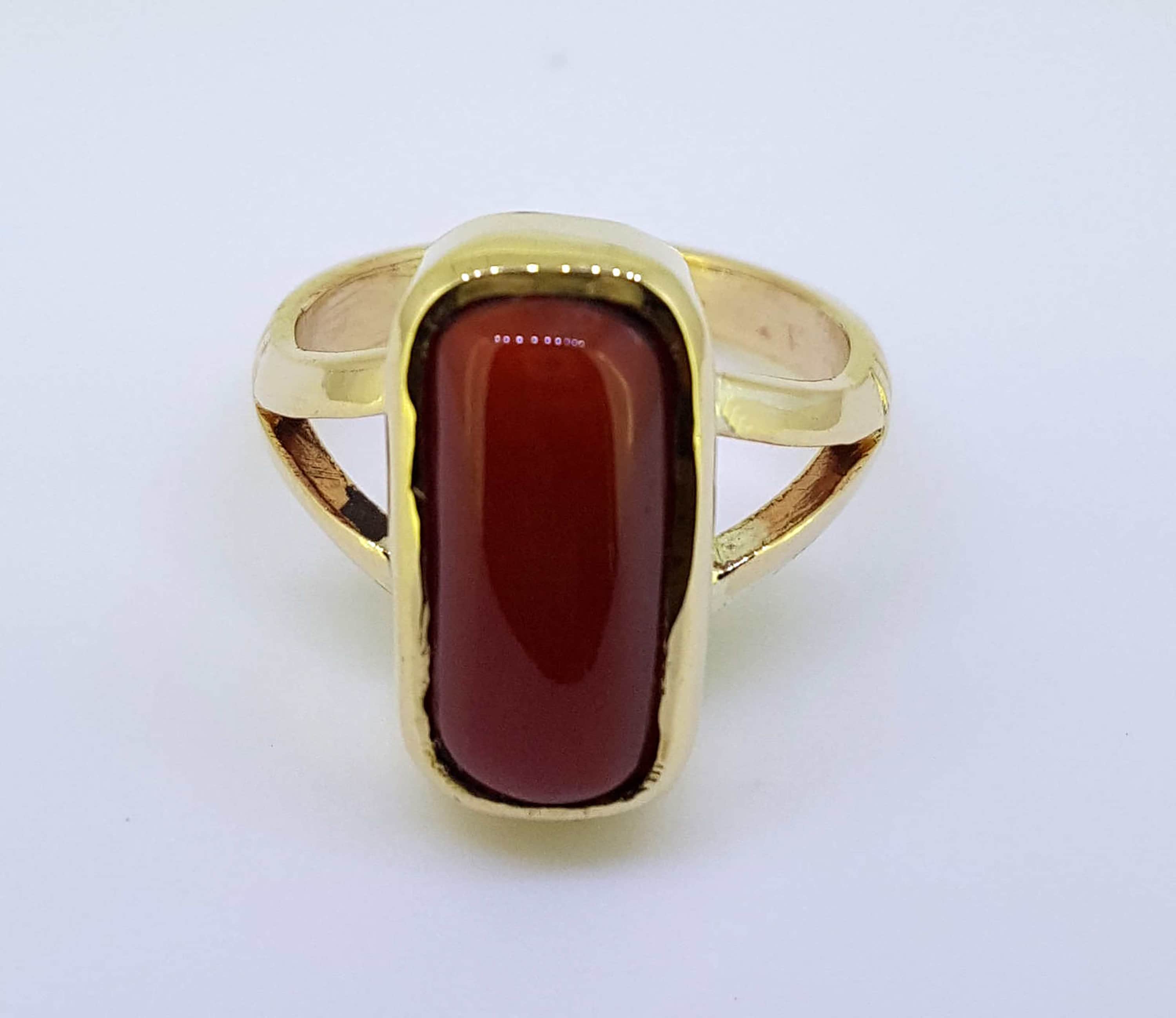 Natural 3-10 Carat Energized Coral Ring, Certified Coral munga Gemstone  Panchdhatu Ring, Statement Ring, Handmade Jewelry - Etsy