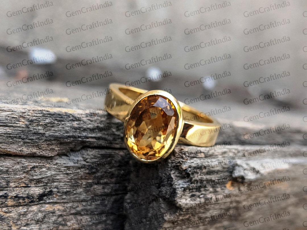 Certified 3-10ct Golden Citrine Gemstone Birthstone Vedic