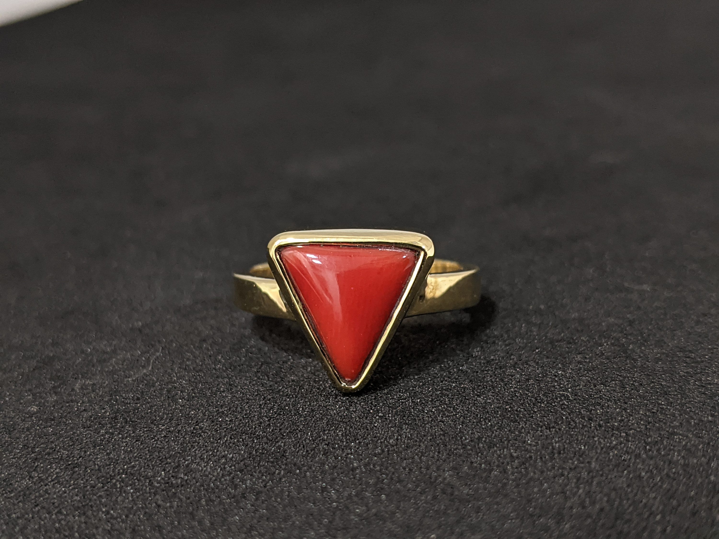 Red Coral Ring size 7 – Oliver's Stone
