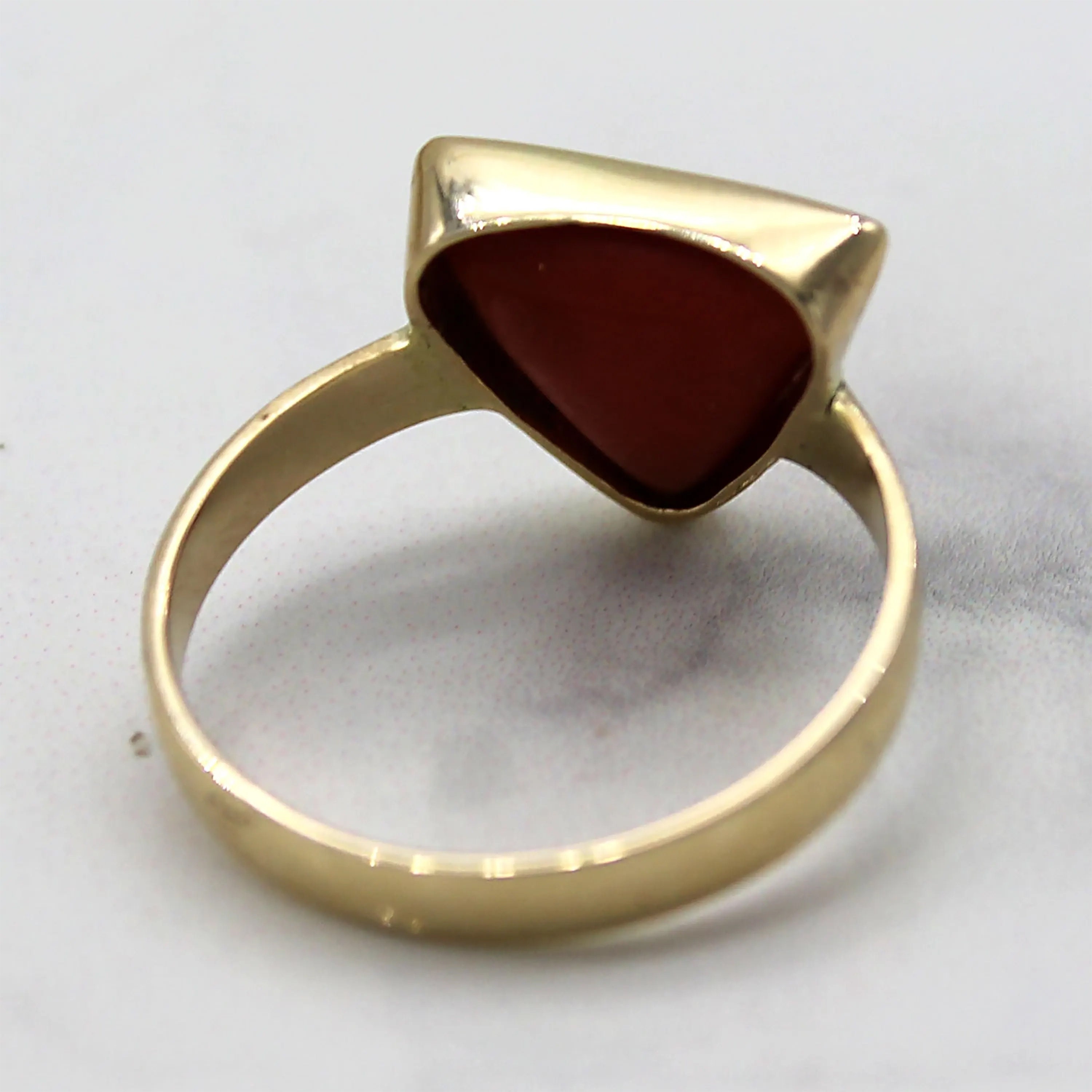 Divya Shakti 9.25-9.50 Carat Red Coral Moonga Gemstone Ring – Panchdhatu Adjustable For Men & Women - View #5