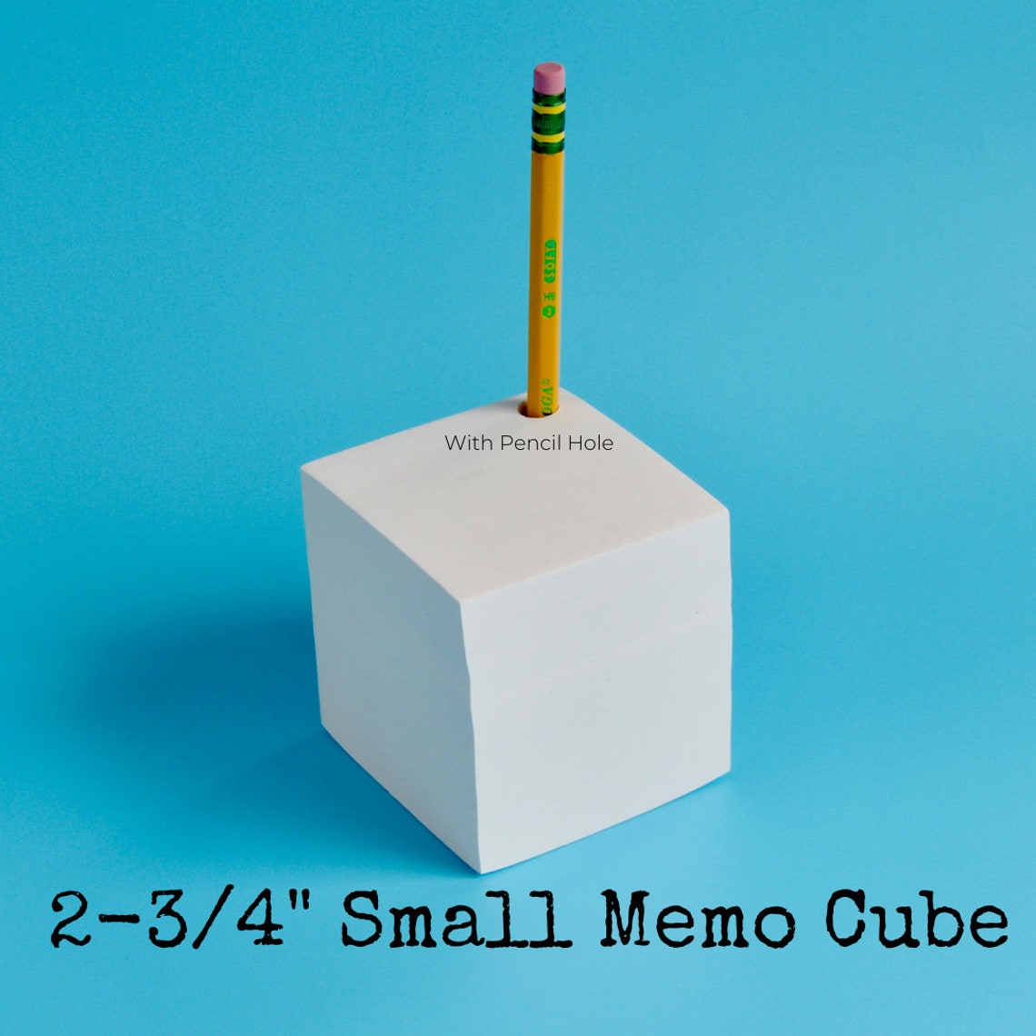 Small Square Memo Cube Blank Memo Cube Note Pad Design Etsy