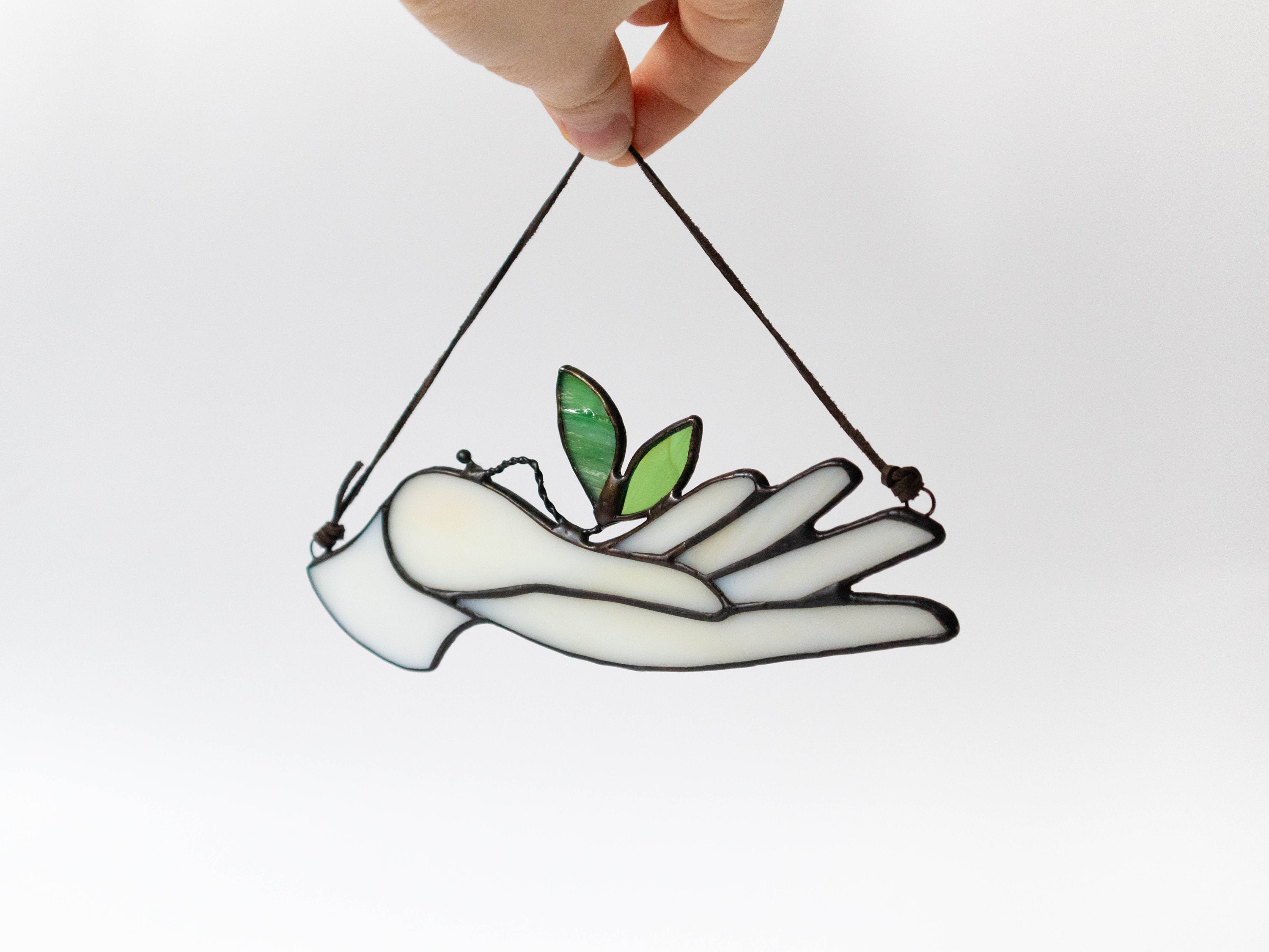 Digital Download Stained Glass Pattern Suncatcher Hand PDF Etsy