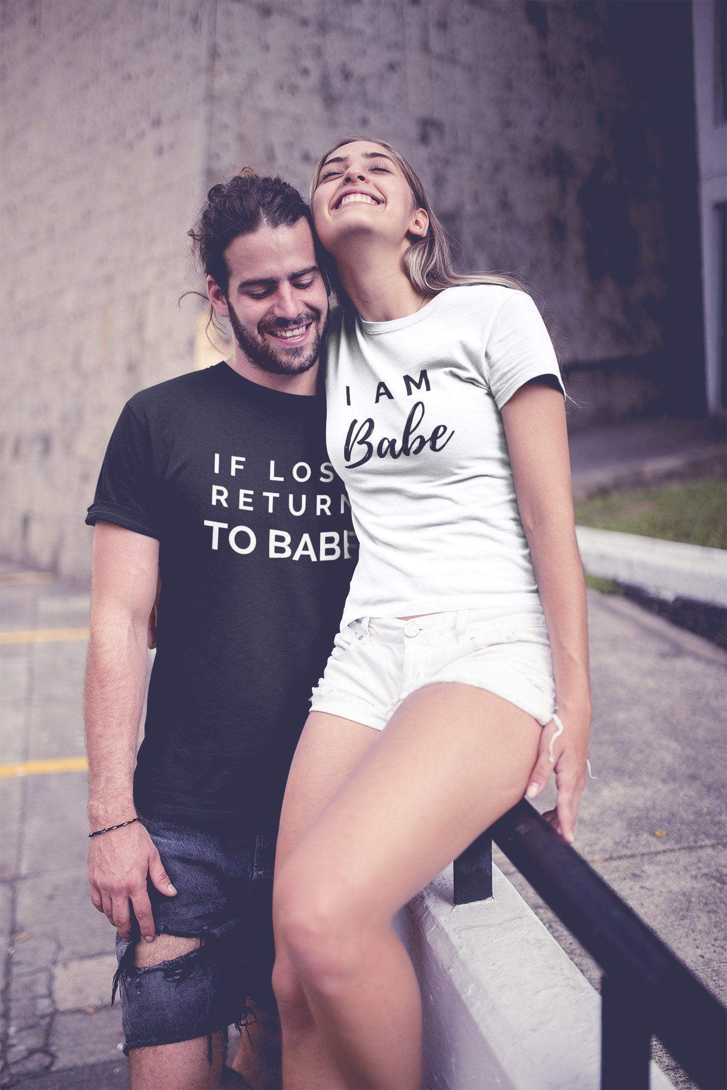 If Lost Return to Babe I Am Babe Couples Shirt Set Funny - Etsy