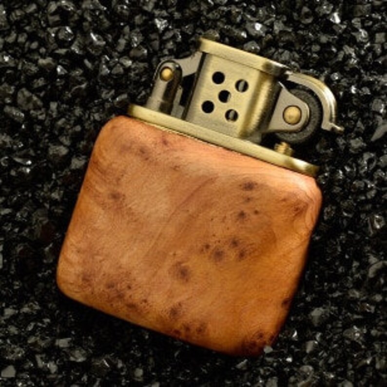 ROSEWOOD Wooden Lighter case Vintage Lighter Wood Lighter Etsy