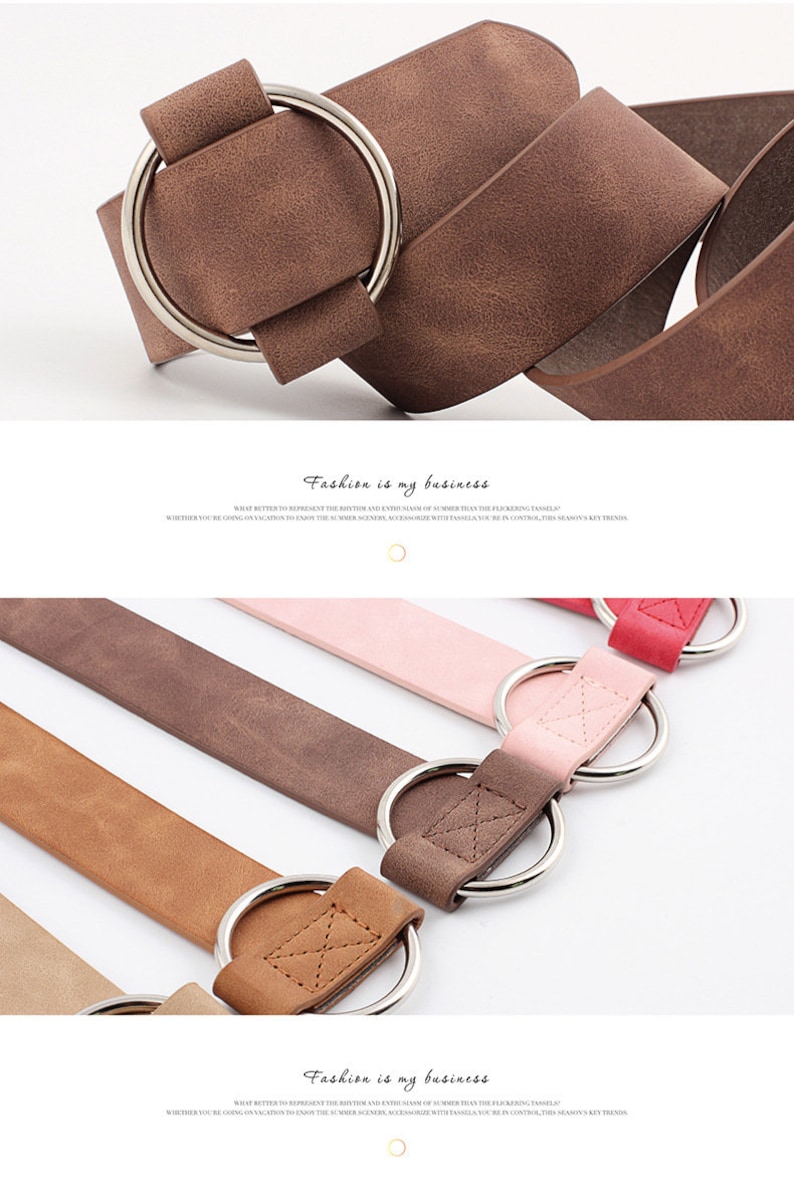 Leather belt women Belts for Jeans Birthday Gift Gift For Her Round buckle Beautiful belts for women Youth belts Belts for women