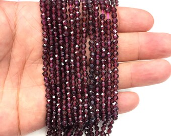 Perline Di Pietra Granata Rossa Naturale 2 3 4mm ... - Aliexpress - Foto 9